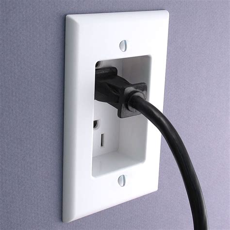 recessed receptacle outlet